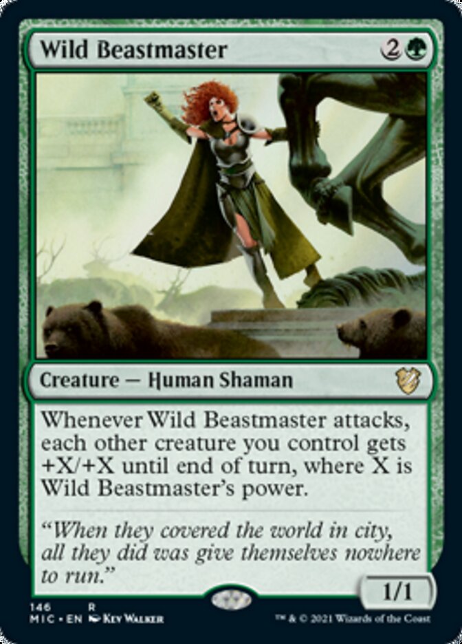 Wild Beastmaster [Innistrad: Midnight Hunt Commander] | Mega City Incorporated