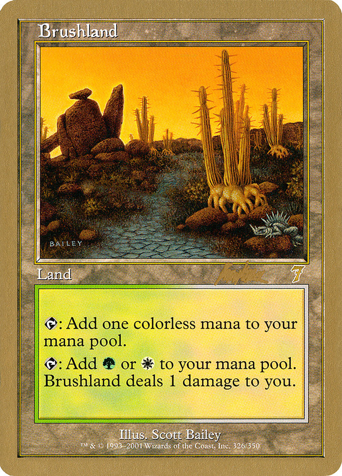 Brushland (Brian Kibler) [World Championship Decks 2002] | Mega City Incorporated