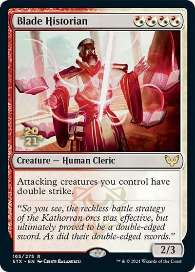 Blade Historian [Strixhaven: School of Mages Prerelease Promos] | Mega City Incorporated