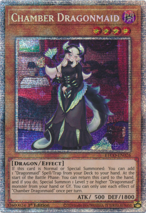 Chamber Dragonmaid [ETCO-EN026] Starlight Rare | Mega City Incorporated