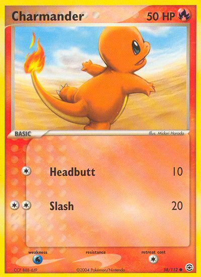 Charmander (58/112) [EX: FireRed & LeafGreen] | Mega City Incorporated