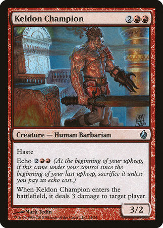 Keldon Champion [Premium Deck Series: Fire and Lightning] | Mega City Incorporated