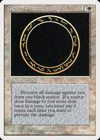 Circle of Protection: Black [Summer Magic / Edgar] | Mega City Incorporated