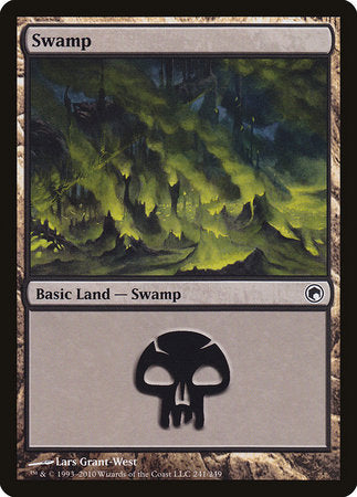 Swamp (241) [Scars of Mirrodin] | Mega City Incorporated