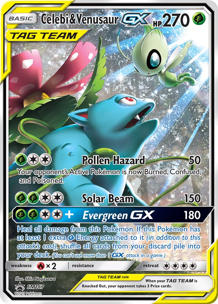 Celebi & Venusaur GX (SM167) [Sun & Moon: Black Star Promos] | Mega City Incorporated