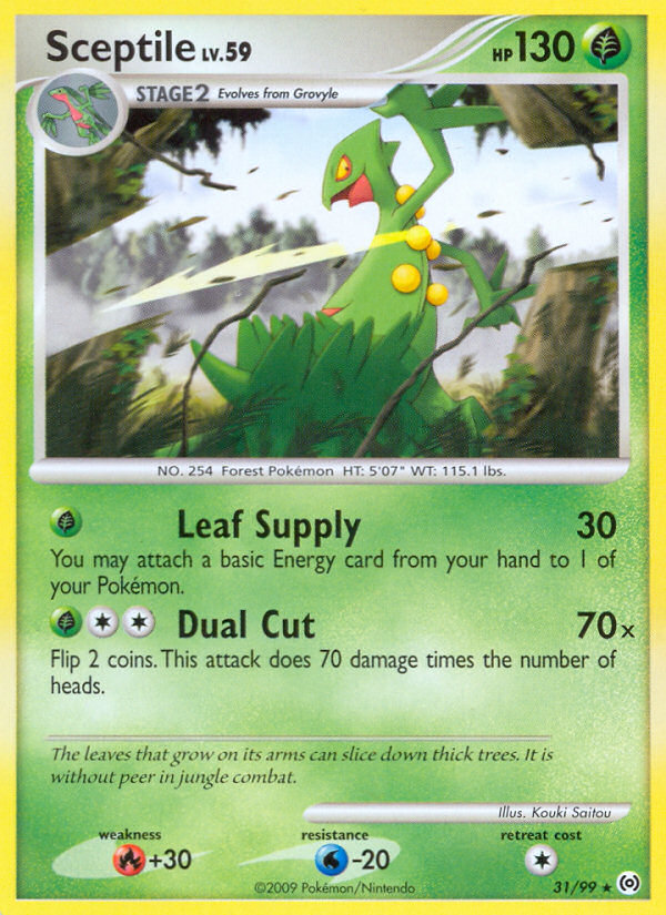 Sceptile (31/99) [Platinum: Arceus] | Mega City Incorporated