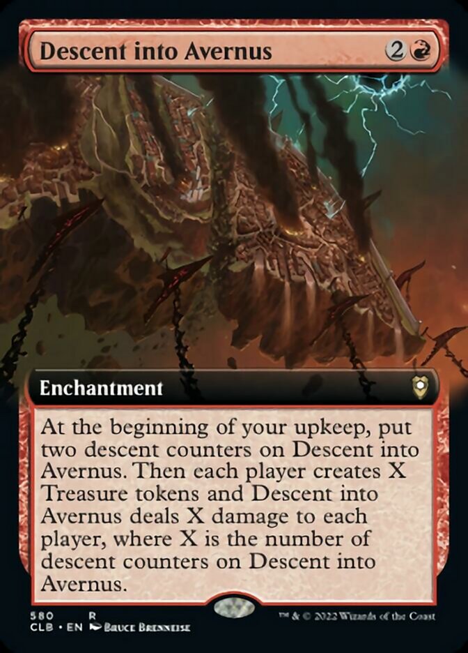 Descent into Avernus (Extended Art) [Commander Legends: Battle for Baldur's Gate] | Mega City Incorporated