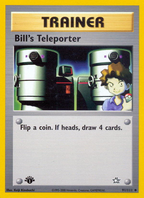 Bill's Teleporter (91/111) [Neo Genesis 1st Edition] | Mega City Incorporated