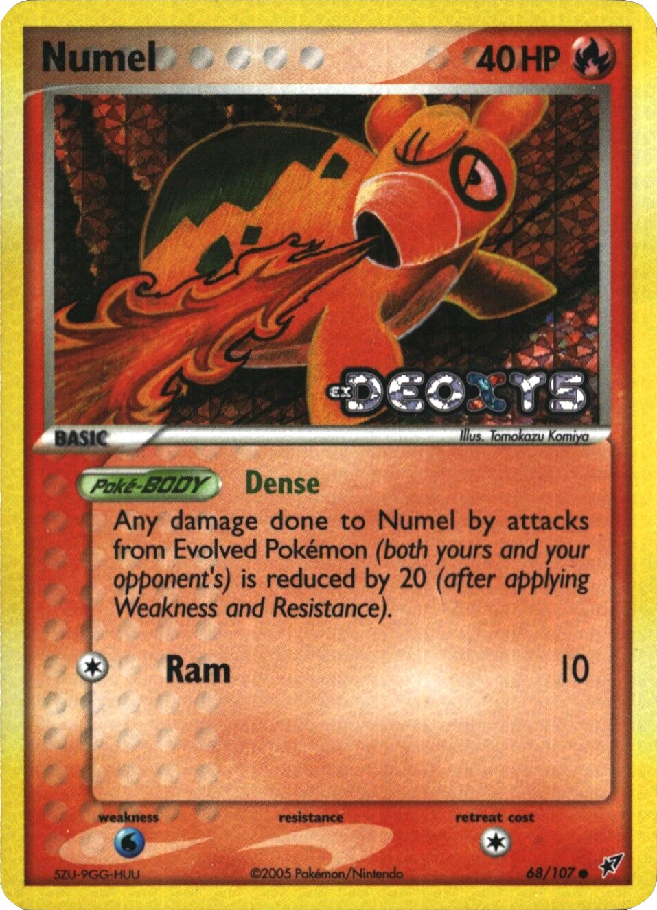 Numel (68/107) (Stamped) [EX: Deoxys] | Mega City Incorporated