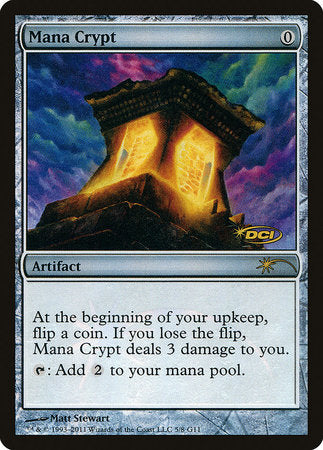 Mana Crypt [Judge Gift Cards 2011] | Mega City Incorporated