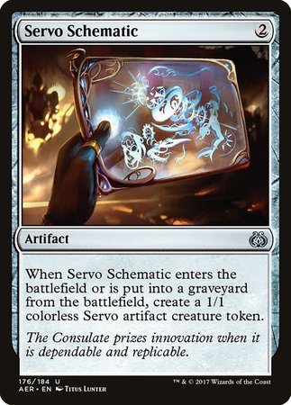 Servo Schematic [Aether Revolt] | Mega City Incorporated