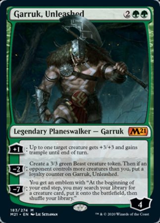 Garruk, Unleashed [Core Set 2021] | Mega City Incorporated