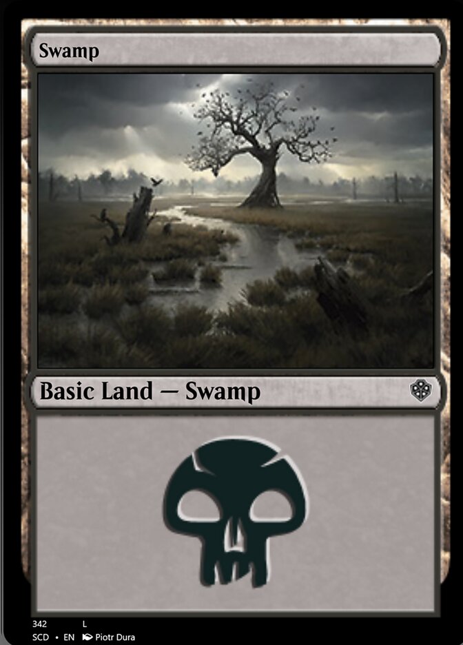 Swamp (342) [Starter Commander Decks] | Mega City Incorporated