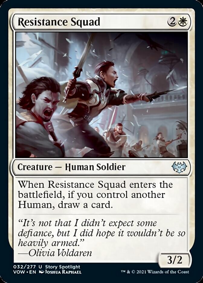 Resistance Squad [Innistrad: Crimson Vow] | Mega City Incorporated