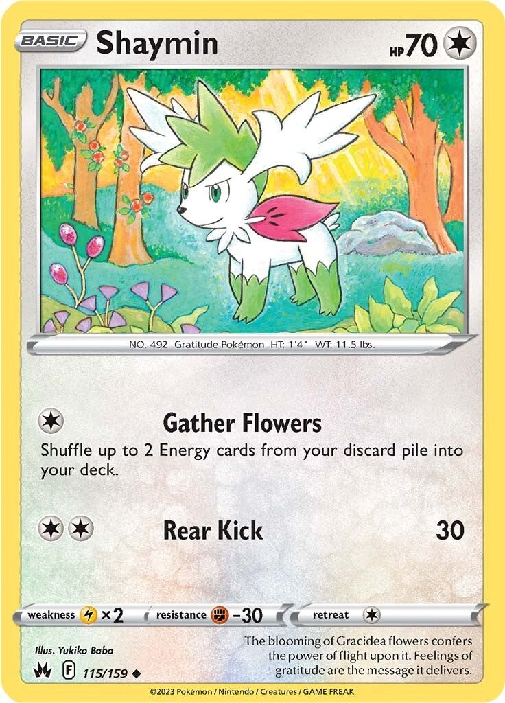 Shaymin (115/159) [Sword & Shield: Crown Zenith] | Mega City Incorporated