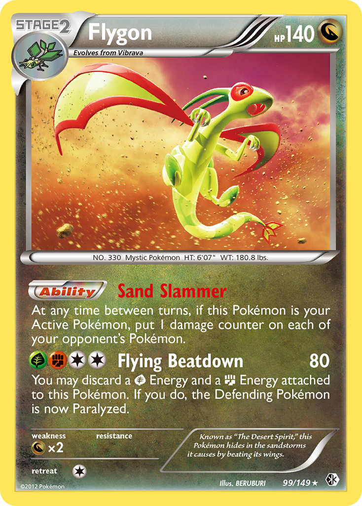 Flygon (99/149) [Black & White: Boundaries Crossed] | Mega City Incorporated