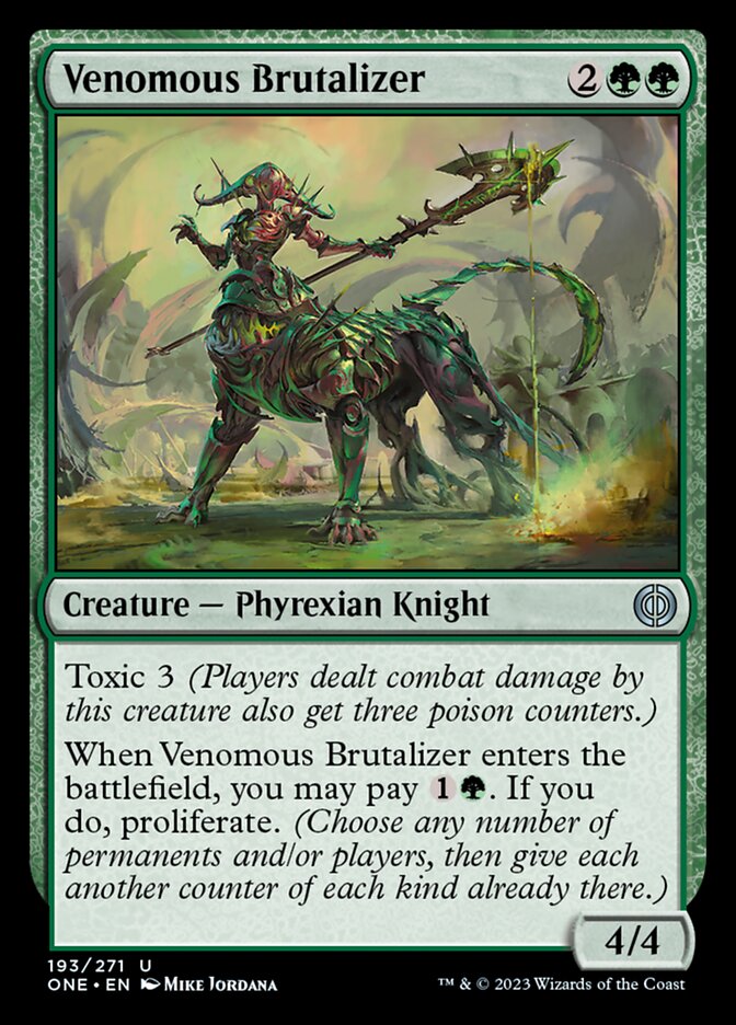 Venomous Brutalizer [Phyrexia: All Will Be One] | Mega City Incorporated