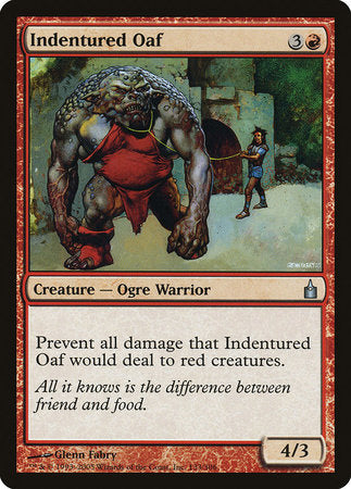 Indentured Oaf [Ravnica: City of Guilds] | Mega City Incorporated