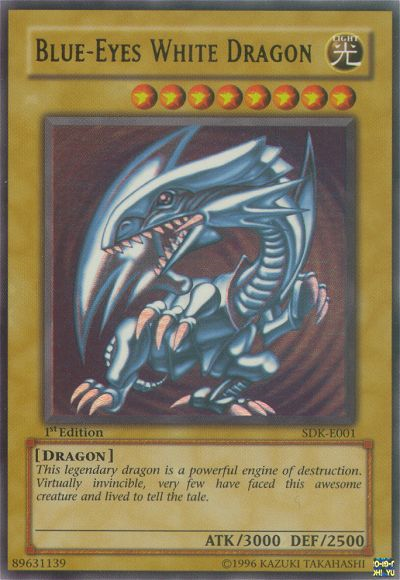 Blue-Eyes White Dragon [SDK-E001] Ultra Rare | Mega City Incorporated