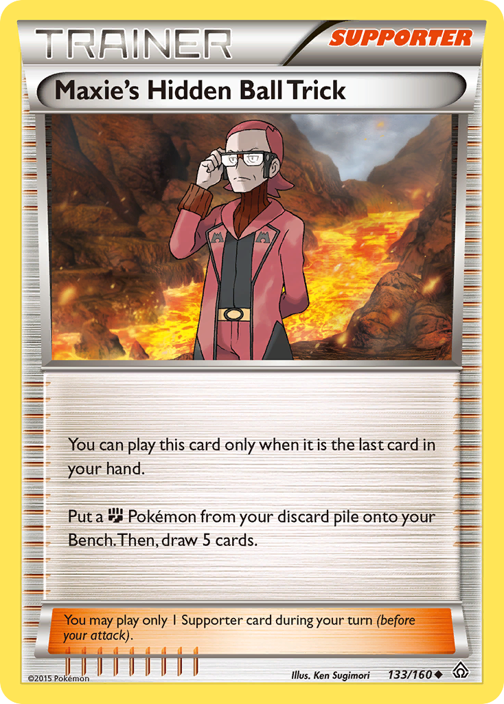 Maxie's Hidden Ball Trick (133/160) [XY: Primal Clash] | Mega City Incorporated