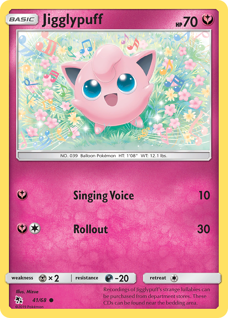 Jigglypuff (41/68) [Sun & Moon: Hidden Fates] | Mega City Incorporated