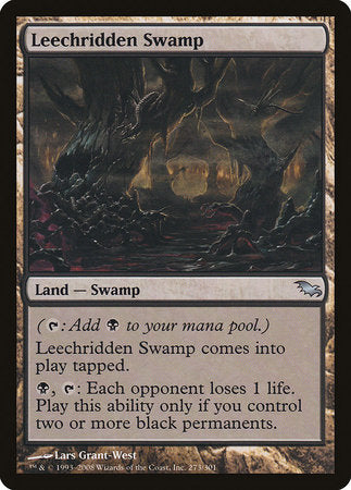 Leechridden Swamp [Shadowmoor] | Mega City Incorporated