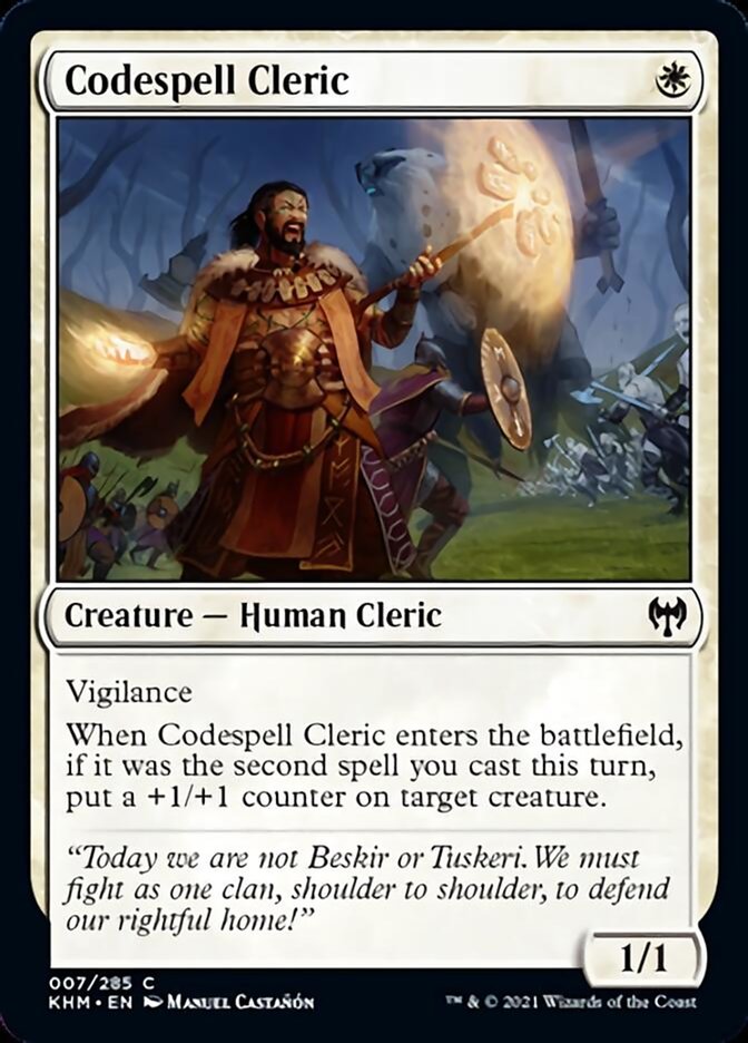 Codespell Cleric [Kaldheim] | Mega City Incorporated