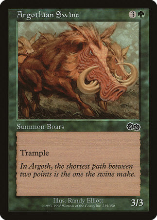 Argothian Swine [Urza's Saga] | Mega City Incorporated