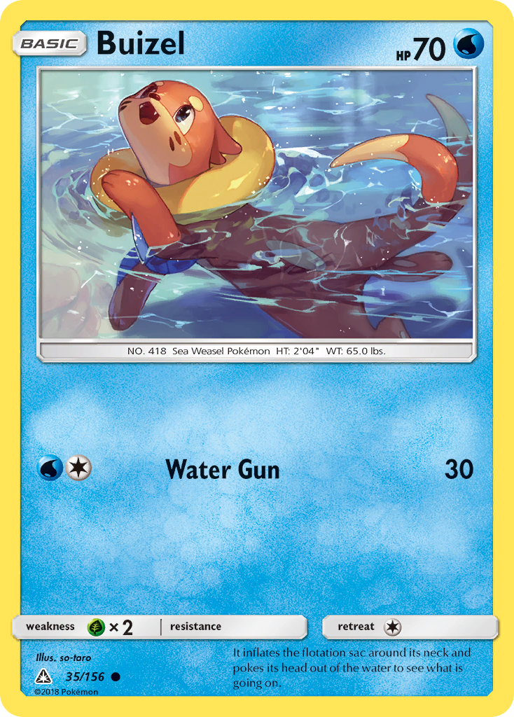 Buizel (35/156) [Sun & Moon: Ultra Prism] | Mega City Incorporated