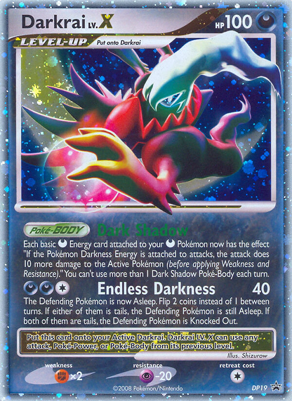 Darkrai LV.X (DP19) [Diamond & Pearl: Black Star Promos] | Mega City Incorporated