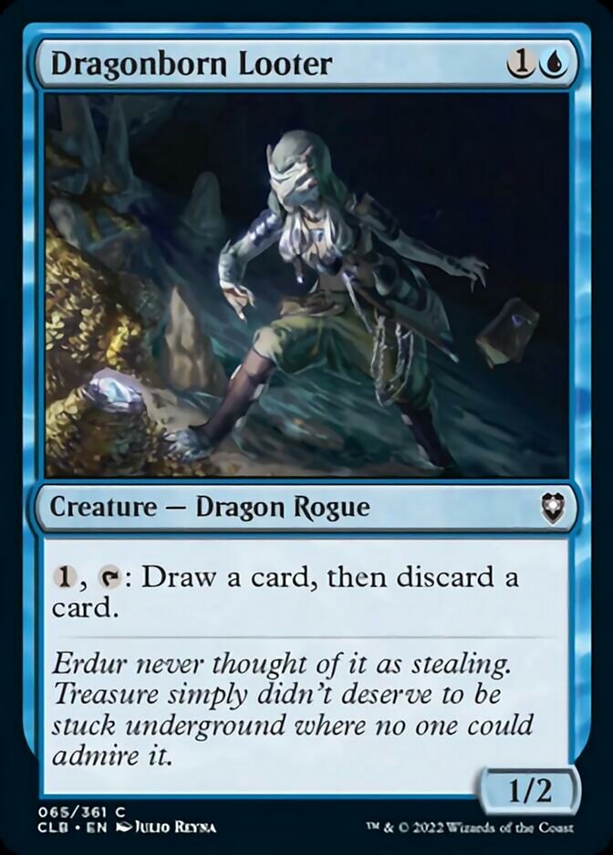 Dragonborn Looter [Commander Legends: Battle for Baldur's Gate] | Mega City Incorporated