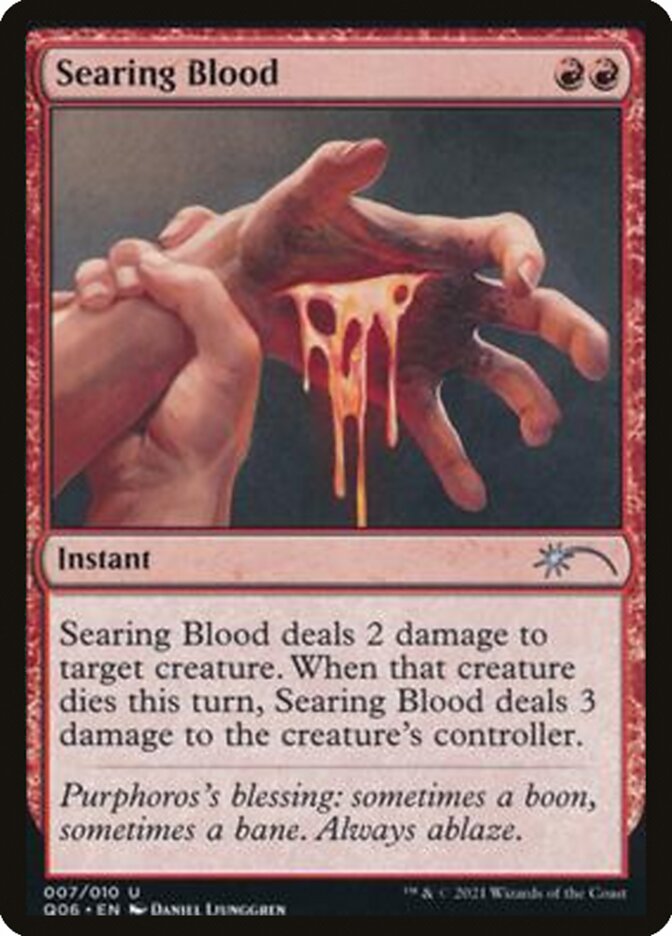 Searing Blood [Pioneer Challenger Decks 2021] | Mega City Incorporated