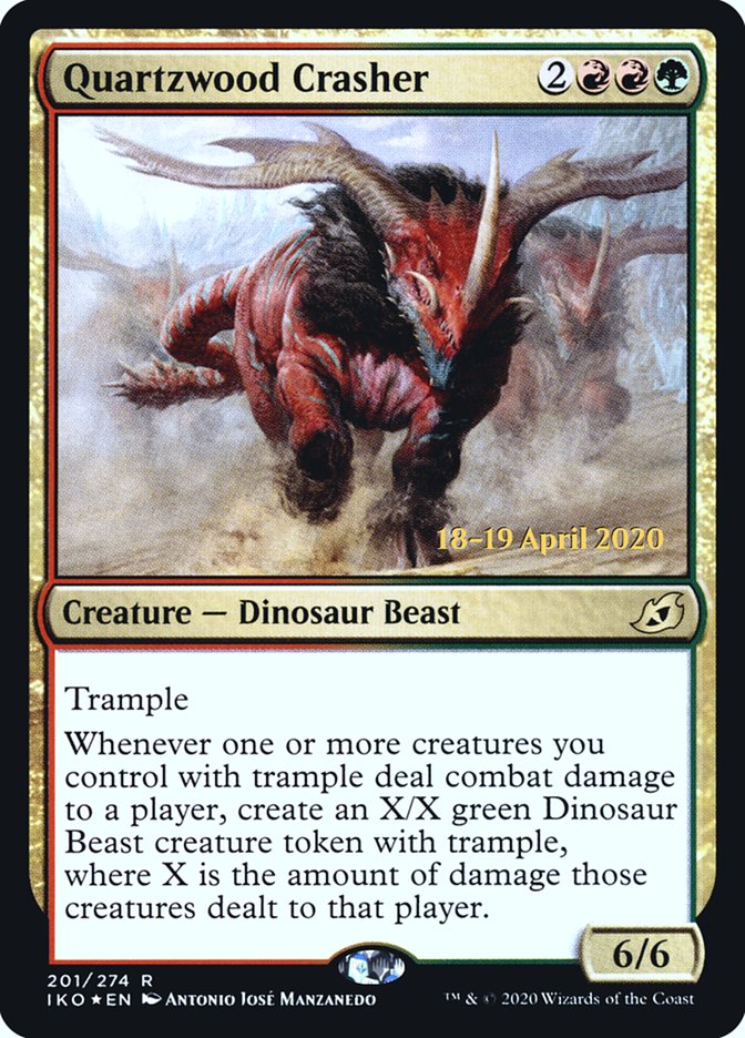 Quartzwood Crasher  [Ikoria: Lair of Behemoths Prerelease Promos] | Mega City Incorporated