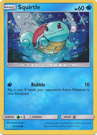 Squirtle (33/214) (Premium Collection Promo) [Sun & Moon: Unbroken Bonds] | Mega City Incorporated