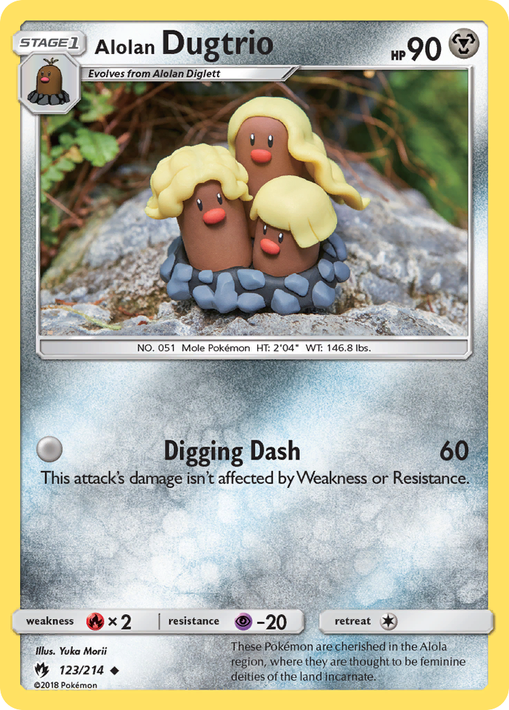 Alolan Dugtrio (123/214) [Sun & Moon: Lost Thunder] | Mega City Incorporated