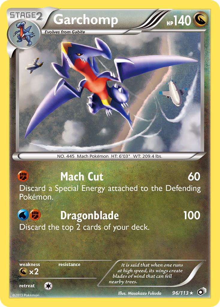 Garchomp (96/113) [Black & White: Legendary Treasures] | Mega City Incorporated