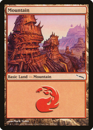 Mountain (299) [Mirrodin] | Mega City Incorporated