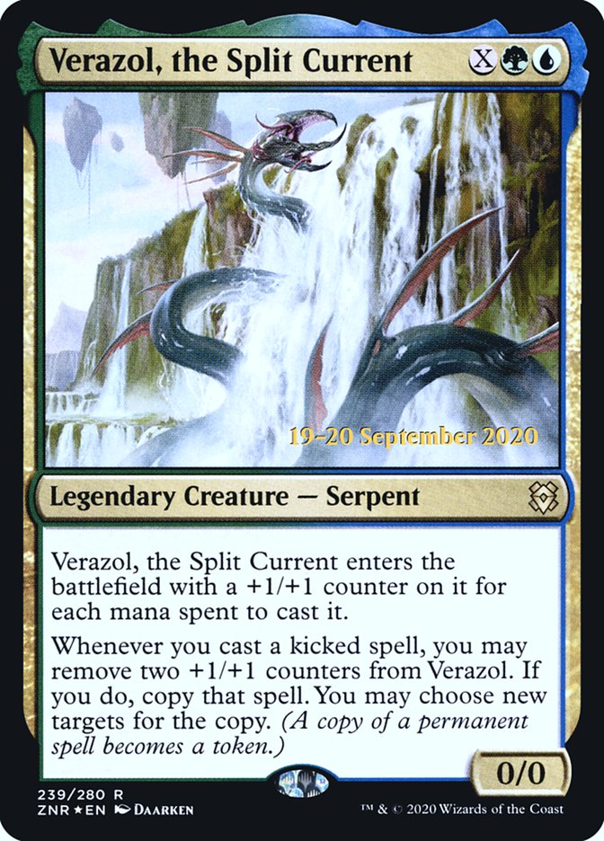 Verazol, the Split Current  [Zendikar Rising Prerelease Promos] | Mega City Incorporated