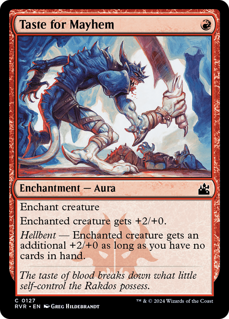 Taste for Mayhem [Ravnica Remastered] | Mega City Incorporated
