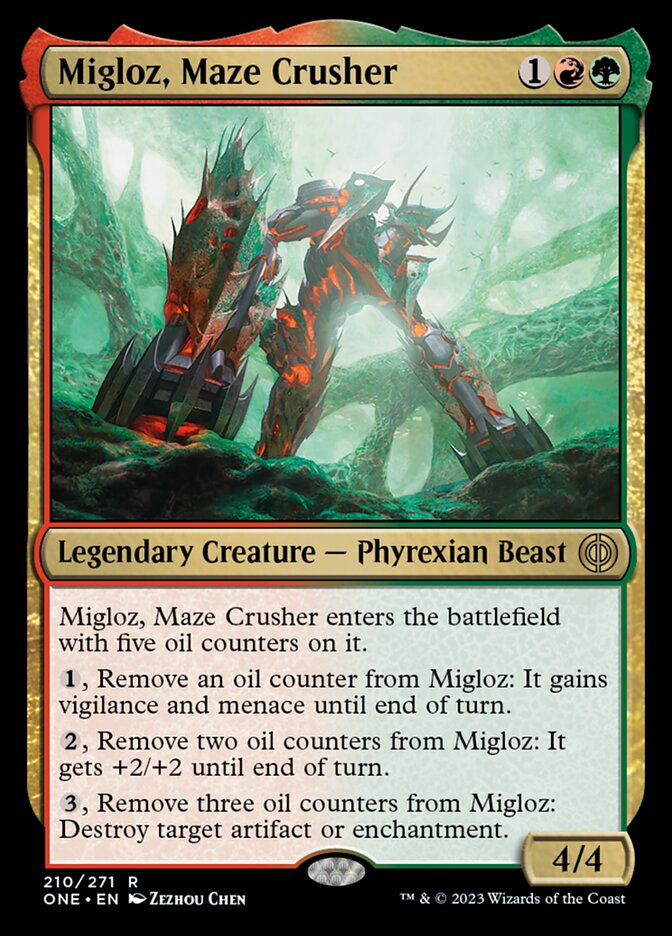 Migloz, Maze Crusher [Phyrexia: All Will Be One] | Mega City Incorporated