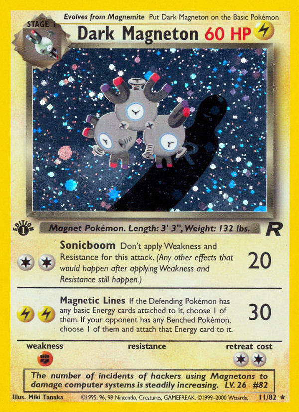 Dark Magneton (11/82) [Team Rocket 1st Edition] | Mega City Incorporated