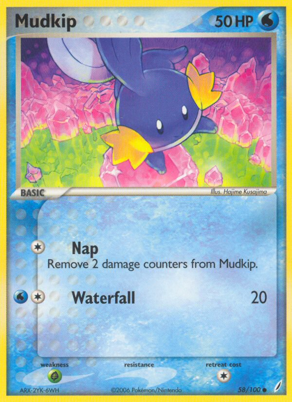 Mudkip (58/100) [EX: Crystal Guardians] | Mega City Incorporated