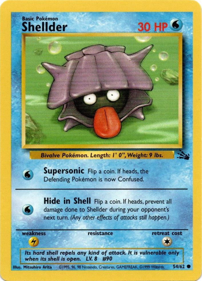 Shellder (54/62) [Fossil Unlimited] | Mega City Incorporated