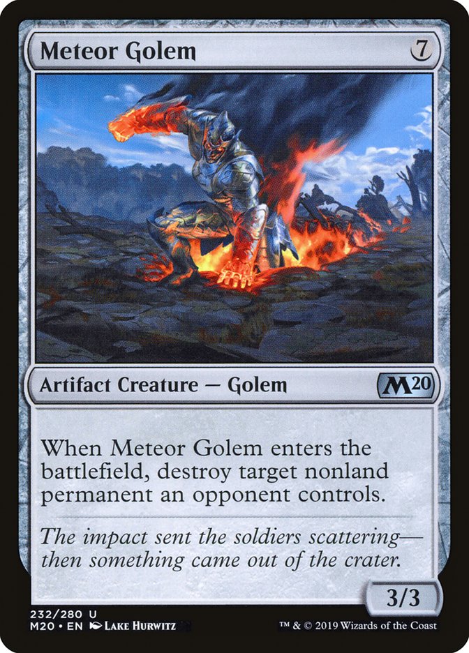 Meteor Golem [Core Set 2020] | Mega City Incorporated