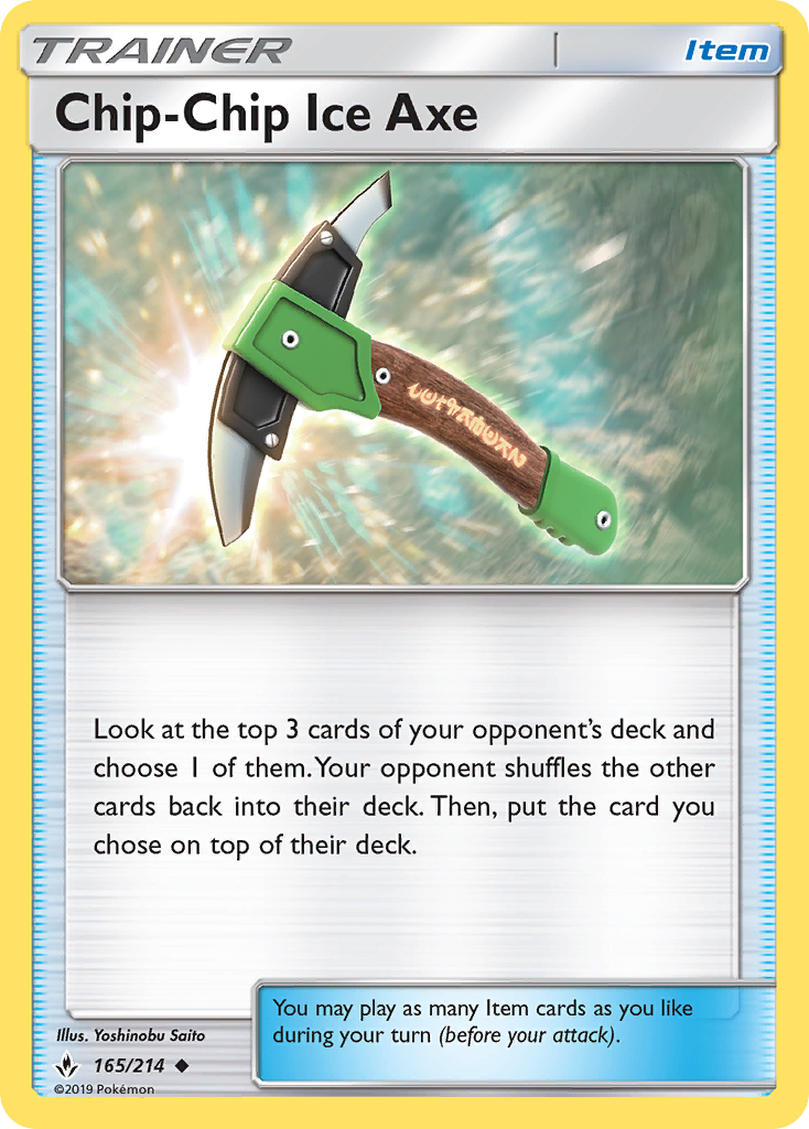 Chip-Chip Ice Axe (165/214) [Sun & Moon: Unbroken Bonds] | Mega City Incorporated