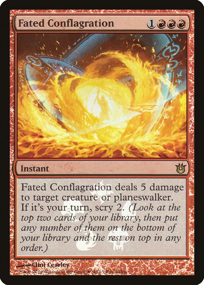 Fated Conflagration (Buy-A-Box) [Born of the Gods Promos] | Mega City Incorporated
