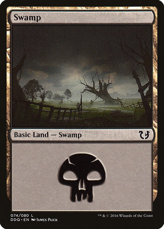 Swamp (74) [Duel Decks: Blessed vs. Cursed] | Mega City Incorporated