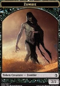 Zombie // Trueheart Duelist Token [Amonkhet Tokens] | Mega City Incorporated