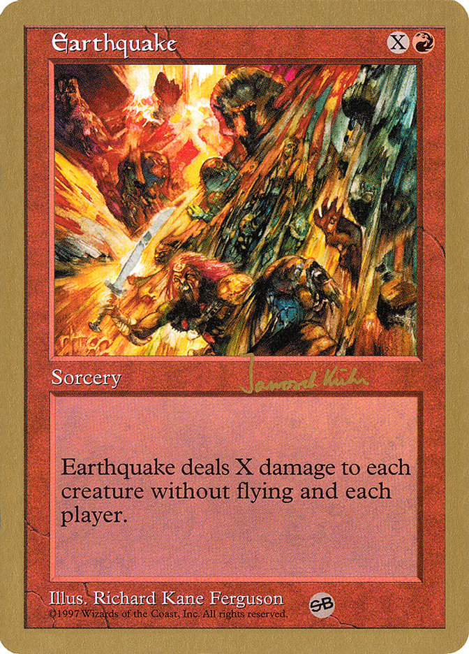 Earthquake (Janosch Kuhn) (SB) [World Championship Decks 1997] | Mega City Incorporated