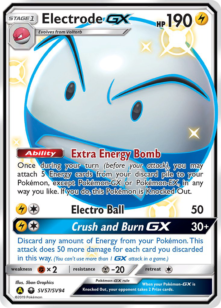 Electrode GX (SV57/SV94) [Sun & Moon: Hidden Fates - Shiny Vault] | Mega City Incorporated